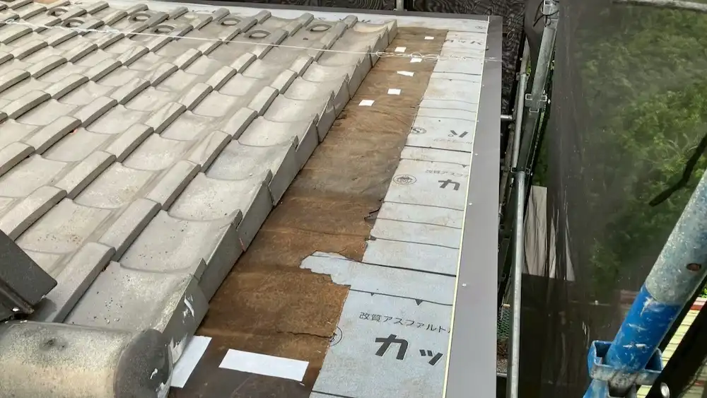 【2026年7月15日】ケラバ部分の下地【茨城県つくば市】